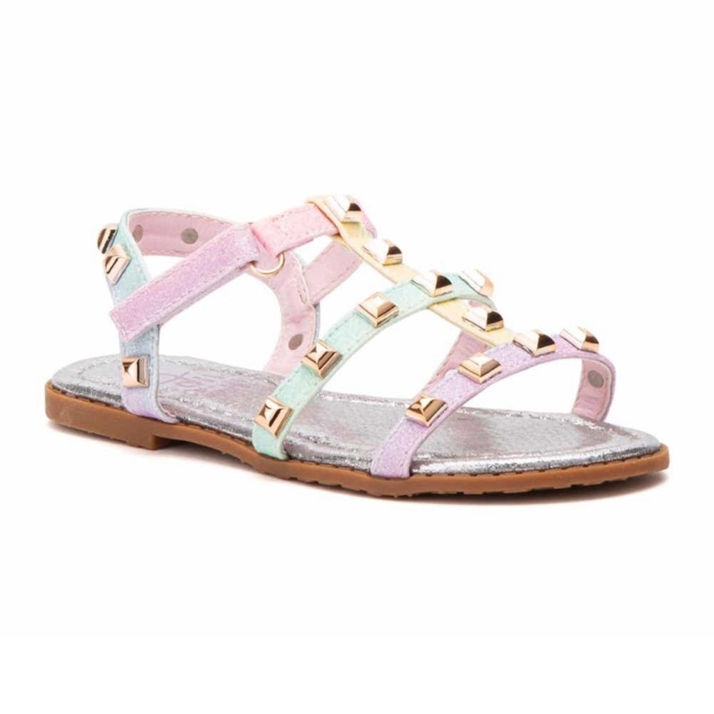 Pastel stud sandal